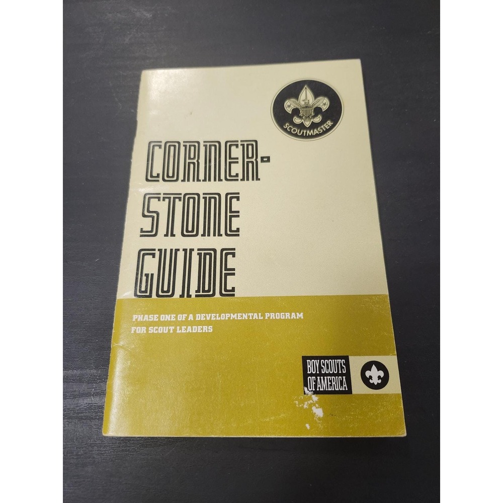 Vtg 1976 Boy Scouts Cornerstone Guide Phase One for Scout Leaders - No. 6533